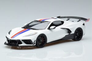 Chevrolet Hennessey Corvette C8 Arctic Bela GT Spirit 1:18 GT317 Smola