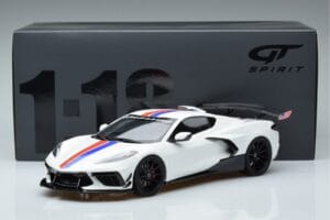 Chevrolet Hennessey Corvette C8 Arctic Bela GT Spirit 1:18 GT317 Smola – slika 6 od 6