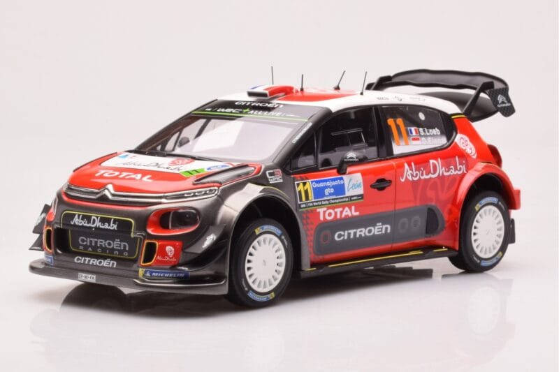 Citroen C3 WRC #11 S. Loeb / D. Elena Rally Mexico 2018 Norev 1:18 181638 Kovina