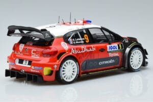 Citroen C3 WRC #9 S. Lefebvre / G. Moreau Tour de Corse 2017 Norev 1:18 181633 Kovina – slika 2 od 6