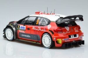 Citroen C3 WRC #9 S. Lefebvre / G. Moreau Tour de Corse 2017 Norev 1:18 181633 Kovina – slika 5 od 6