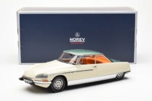 Citroen DS 21 Le Leman Kabriolet Slonovina in Zelena Norev 1:18 181751 Kovina – slika 6 od 6
