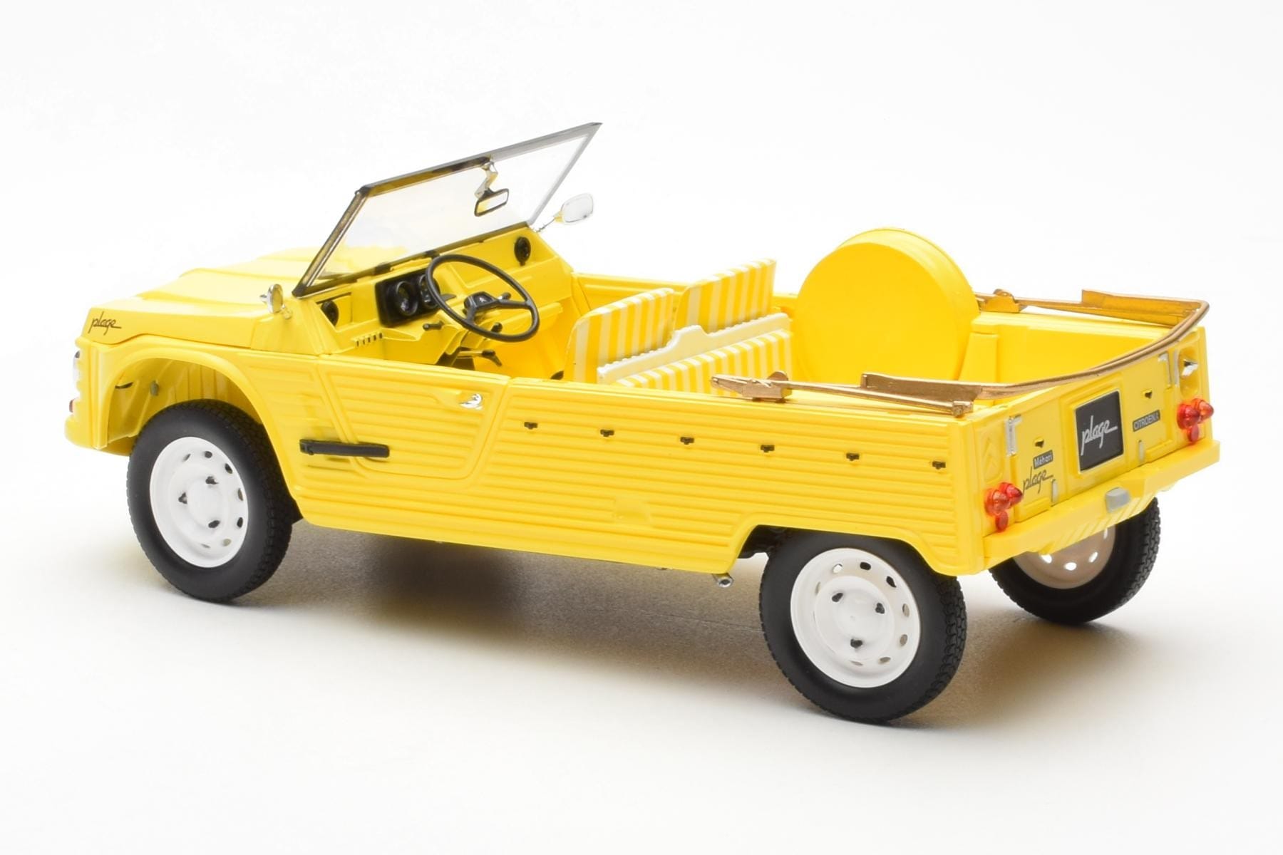 Citroen Mehari Plage Rumen Norev 1:18 181801 Kovina – slika 5 od 6