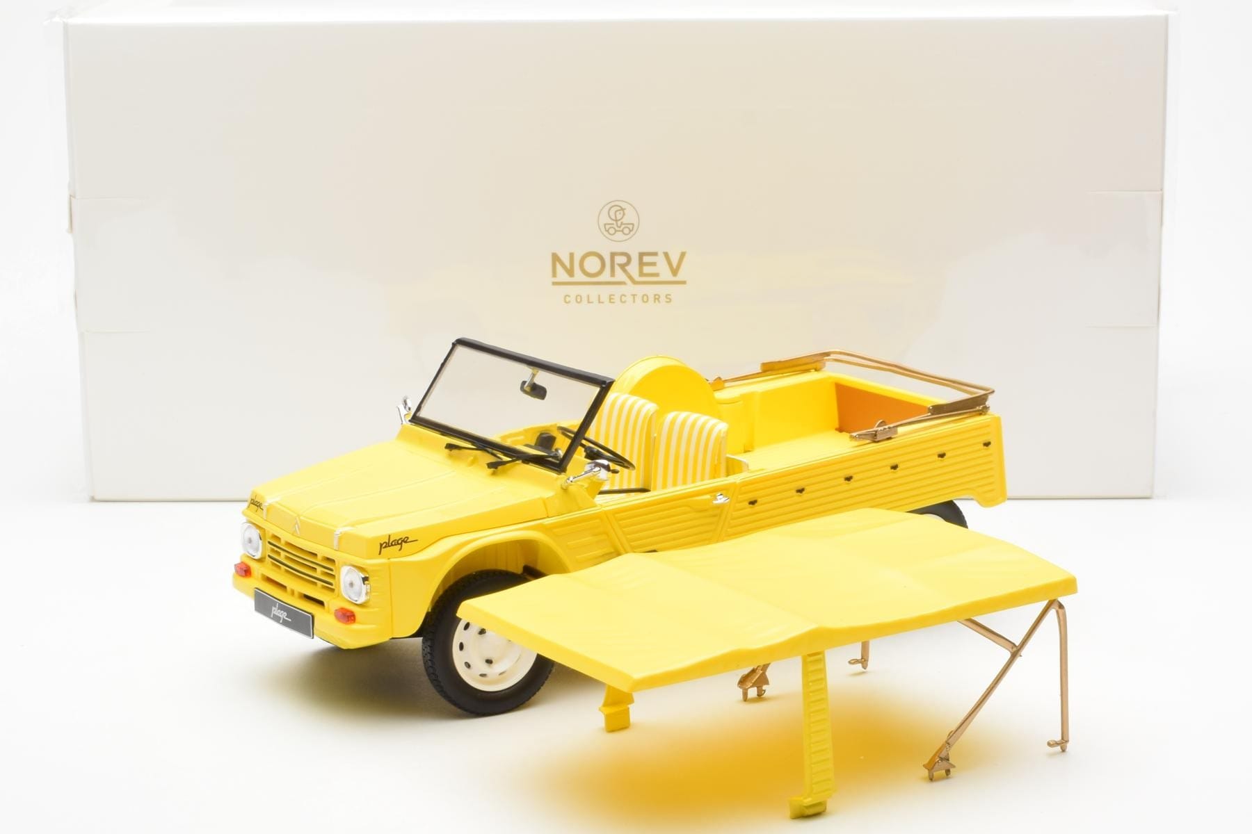 Citroen Mehari Plage Rumen Norev 1:18 181801 Kovina – slika 6 od 6