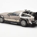 DeLorean DMC-12 Time Machine Back to the Future Srebrna Sun Star 1:18 - image 4 of 8