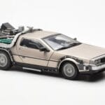 DeLorean DMC-12 Time Machine Back to the Future Srebrna Sun Star 1:18 - image 6 of 8