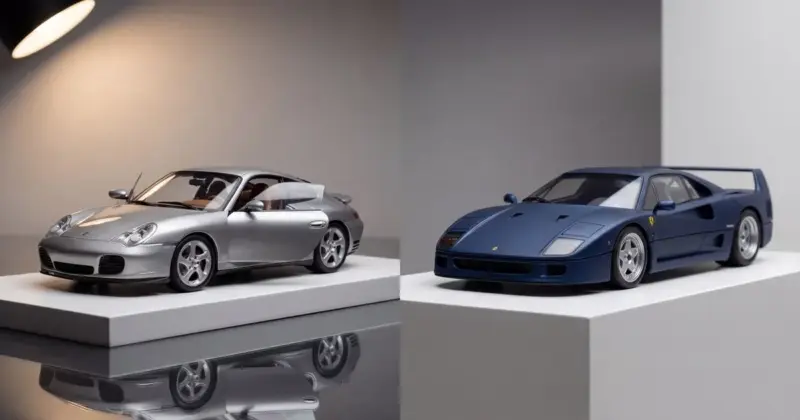 Diecast ali resin modeli avtomobilov: primerjava materialov