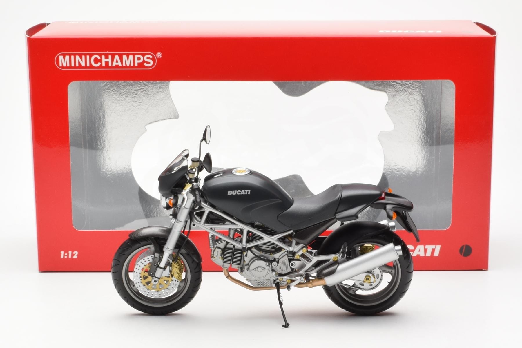 Ducati Monster M900 Črn Minichamps 1:12 122120101 Kovina – slika 4 od 4