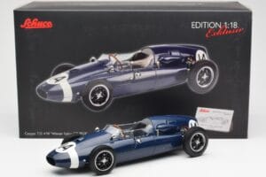 Cooper T51 Climax #14 S. Moss Italian GP Winner 1959 Schuco 1:18 450032600 Kovina – slika 8 od 8