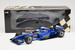 Prost AP03 Peugeot #15 N. Heidfeld F1 Showcar 2000 Minichamps 1:18 180000085 Smola – slika 6 od 6