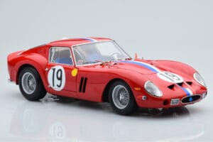 Ferrari 250 GTO #19 24 Hours of Le Mans 1962 Kyosho 1:18 08438A Kovina – slika 6 od 10