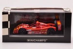 Ferrari 333 SP #3 Moretti Racing G. Moretti / D. Theys / M. Baldi 24 Hours of Le Mans 1998 Minichamps 1:43 430987603 Kovina – slika 4 od 4