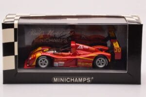 Ferrari 333 SP #30 MOMO M. Papis / D. Theys / B. Wollek Daytona 24 Hours 2nd Place 1996 Minichamps 1:43 430967430 Kovina – slika 4 od 4