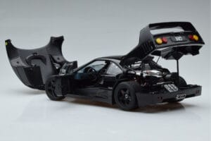 Ferrari F40 Lightweight Črn Kyosho 1:18 08412BK Kovina – slika 6 od 12