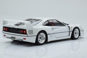 Ferrari F40 Bisernatobela Kyosho 1:18 08416PW-G Kovina – slika 3 od 8