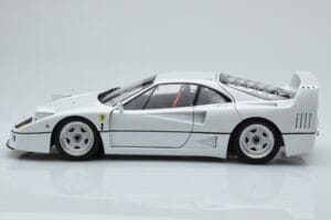 Ferrari F40 Bisernatobela Kyosho 1:18 08416PW-G Kovina – slika 4 od 8