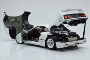 Ferrari F40 Bisernatobela Kyosho 1:18 08416PW-G Kovina – slika 5 od 8