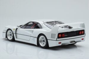 Ferrari F40 Bisernatobela Kyosho 1:18 08416PW-G Kovina – slika 7 od 8