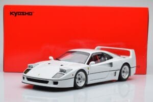 Ferrari F40 Bisernatobela Kyosho 1:18 08416PW-G Kovina – slika 8 od 8