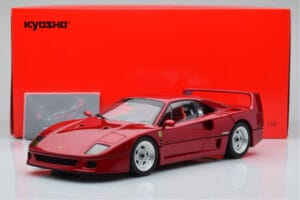 Ferrari F40 Rdeč Metalik Asia Exclusive Kyosho 1:18 08416RM-G Kovina – slika 14 od 14