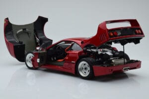Ferrari F40 Rdeč Metalik Asia Exclusive Kyosho 1:18 08416RM-G Kovina – slika 6 od 14