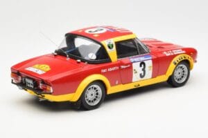 Fiat 124 Abarth #3 Barbasio / Sodano East African Safari Rally 1974 Sun Star 1:18 4952 Kovina – slika 3 od 8