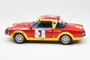 Fiat 124 Abarth #3 Barbasio / Sodano East African Safari Rally 1974 Sun Star 1:18 4952 Kovina – slika 4 od 8