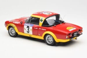 Fiat 124 Abarth #3 Barbasio / Sodano East African Safari Rally 1974 Sun Star 1:18 4952 Kovina – slika 7 od 8