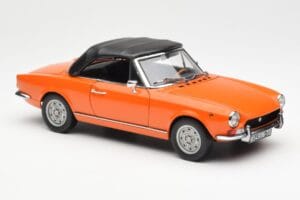 Fiat 124 BS Oranžna Sun Star 1:18 4906 Kovina – slika 6 od 8