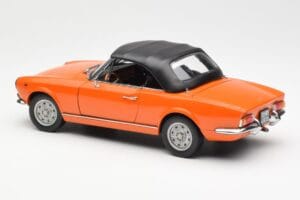 Fiat 124 BS Oranžna Sun Star 1:18 4906 Kovina – slika 7 od 8