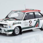Fiat 131 Abarth Alitalia #2 W. Röhrl / C. Geistdörfer Rally Monte Carlo 1978 Kyosho 1:18