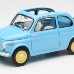 Fiat Nuova 500 Celeste Modra Kyosho 1:18