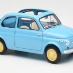 Fiat Nuova 500 Celeste Modra Kyosho 1:18 - image 6 of 8