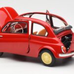 Fiat Nuova 500 Coral Rdeč Kyosho 1:18 - image 5 of 8