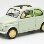 Fiat Nuova 500 Clear Zelena Kyosho 1:18