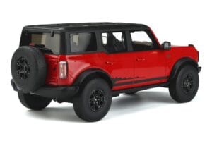 Ford Bronco 4-Door Wildtrak Rdeč GT Spirit 1:18 GT360 Smola – slika 2 od 5
