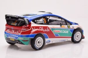 Ford Fiesta RS WRC Ford Abu Dhabi #3 M. Hirvonen / J. Lehtinen Winner Rally Australia 2011 Minichamps 1:18 151110803 Kovina – slika 2 od 6