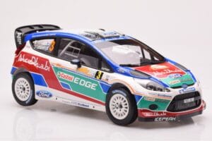 Ford Fiesta RS WRC Ford Abu Dhabi #3 M. Hirvonen / J. Lehtinen Winner Rally Australia 2011 Minichamps 1:18 151110803 Kovina – slika 4 od 6