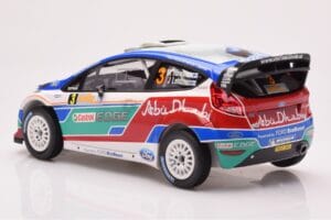 Ford Fiesta RS WRC Ford Abu Dhabi #3 M. Hirvonen / J. Lehtinen Winner Rally Australia 2011 Minichamps 1:18 151110803 Kovina – slika 5 od 6