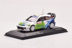Ford Focus RS WRC #4 R. Kresta / J. Tomanek Rally Monte Carlo 2005 Minichamps 1:43 400058404 Kovina – slika 2 od 4