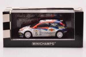 Ford Focus RS WRC #5 C. McRae / N. Grist Rally Acropolis Winner 2002 Minichamps 1:43 430028905 Kovina – slika 4 od 4