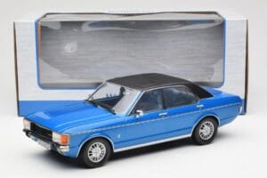 Ford Granada Mk1 Kovinska Modra Mat Črna MCG 1:18 MCG18394 Kovina – slika 6 od 6
