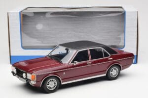 Ford Granada Mk1 Kovinska Temno Rdeča Mat Črna MCG 1:18 MCG18393 Kovina – slika 6 od 6