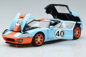 Ford GT Gulf Livery AUTOart 1:18 80513 Kovina – slika 2 od 8