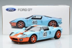 Ford GT Gulf Livery AUTOart 1:18 80513 Kovina – slika 8 od 8