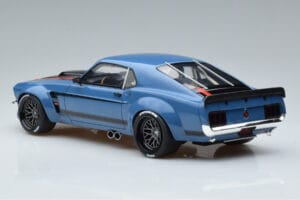 Ford Mustang Boss Cobra Ruffian Cars Modra GT Spirit 1:18 GT426 Smola – slika 5 od 6