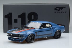 Ford Mustang Boss Cobra Ruffian Cars Modra GT Spirit 1:18 GT426 Smola – slika 6 od 6