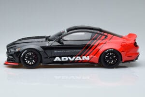 Ford Mustang S550 LB Works Liberty Walk Advan GT Spirit 1:18 KJ035 Smola – slika 3 od 6