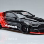Ford Mustang S550 LB Works Liberty Walk Advan GT Spirit 1:18 KJ035 Smola - image 4 of 6
