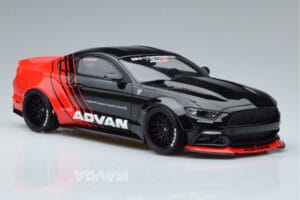 Ford Mustang S550 LB Works Liberty Walk Advan GT Spirit 1:18 KJ035 Smola – slika 4 od 6